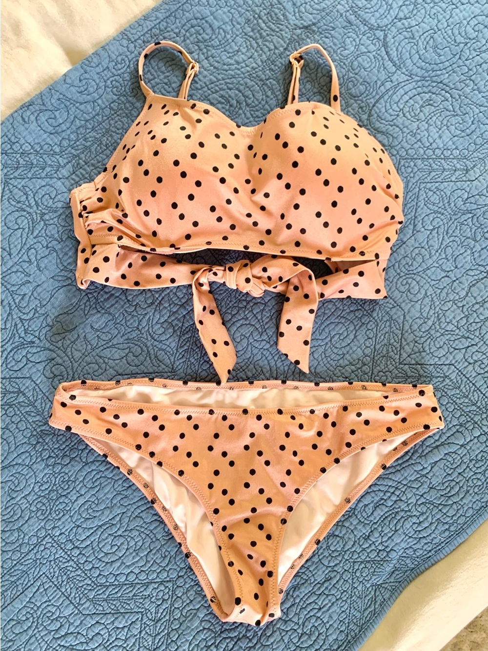 Polka Dot Bikini Set. Size 34C and Small. Shade and Shore by Target.